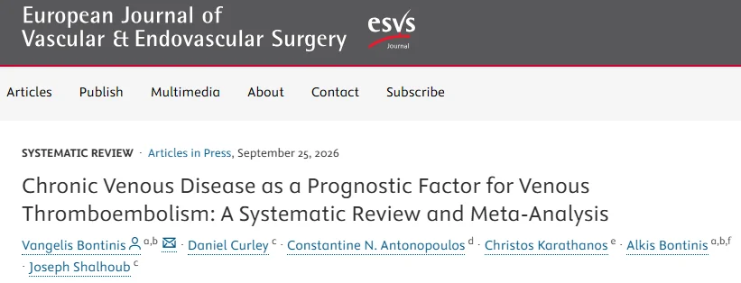 Raghavendra Rao: The Link Between Chronic Venous Disease and VTE May Be Less Robust Than Previously Thought 1 Raghavendra Rao