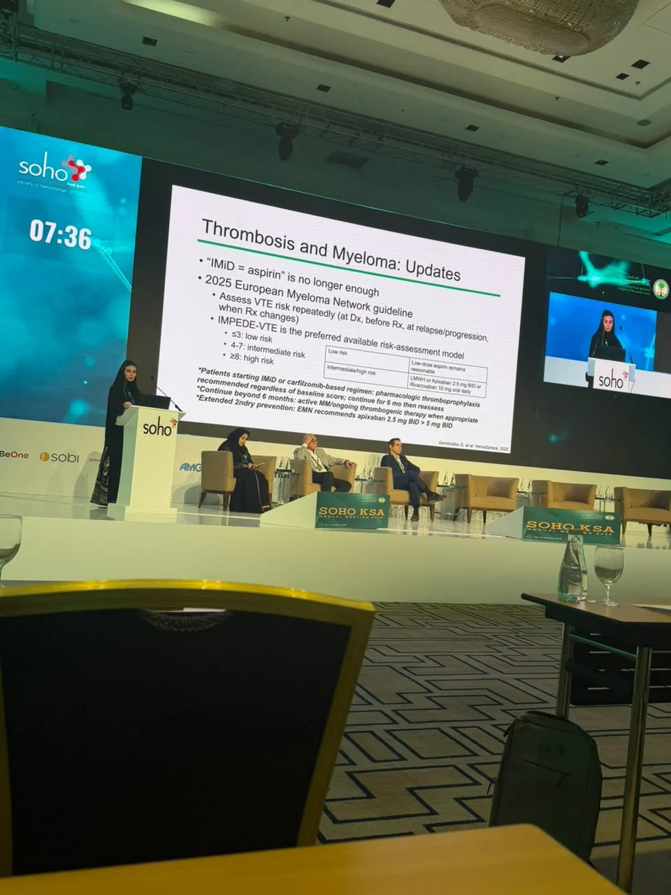 Ruah Alyamany: Thrombosis and Anticoagulation in Hematological Malignancies at SOHO KSA 2026 1 Ruah Alyamany
