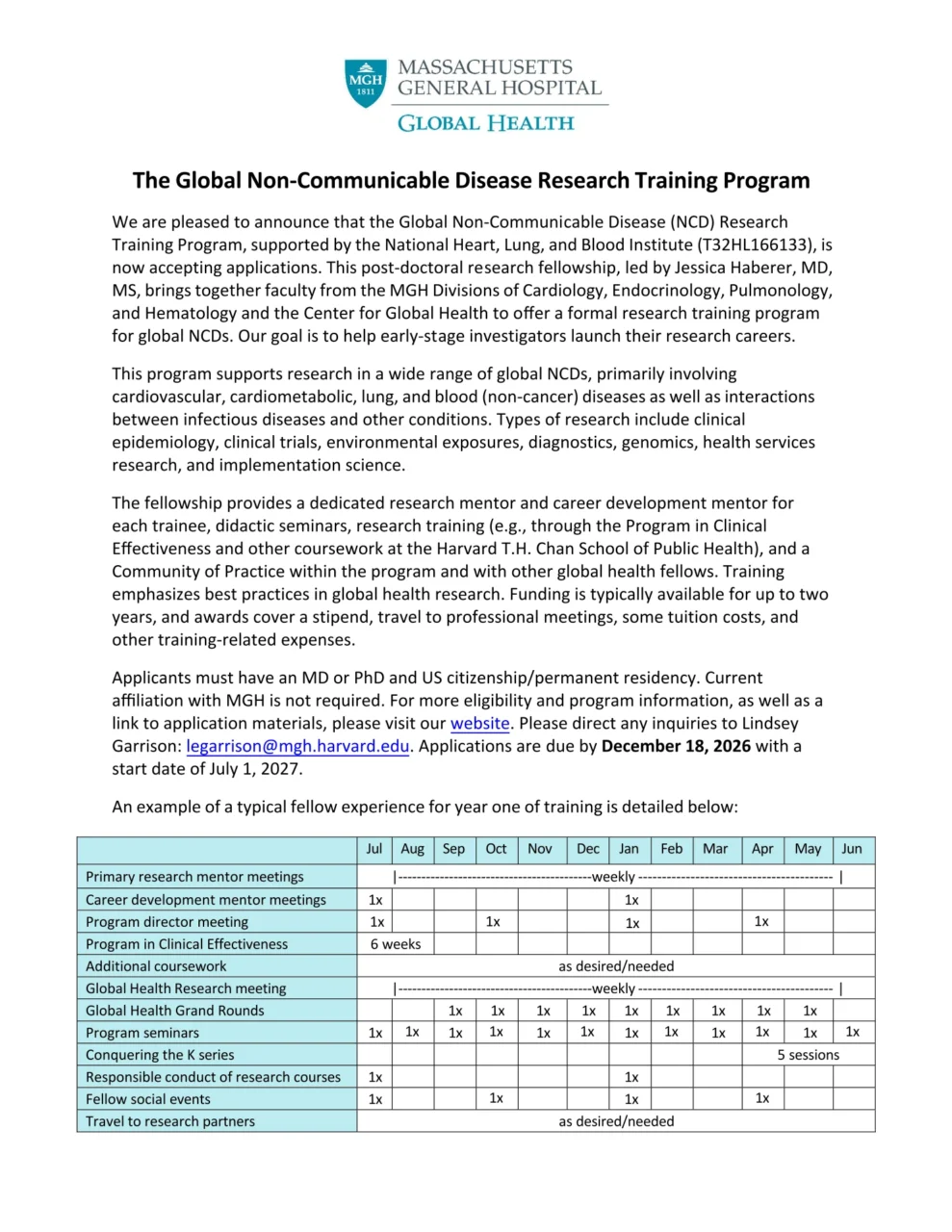 Nathan Connell: Applications Open for Global Hematology Research Training at Mass General Brigham 1 Nathan Connell