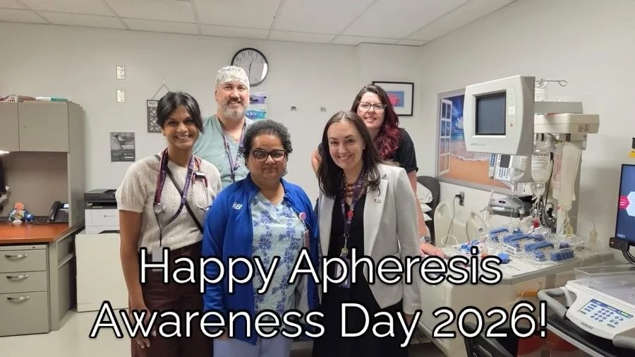 Megan Buchholz: Celebrating Apheresis Awareness Day 2026 at St. Michael’s Hospital