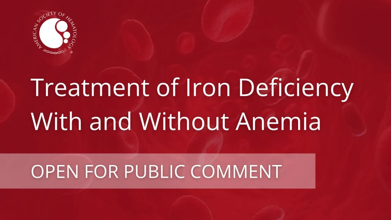 Treatment of Iron Deficiency With and Without Anemia - American Society of Hematology 1 Treatment of Iron Deficiency With and Without Anemia - American Society of Hematology
