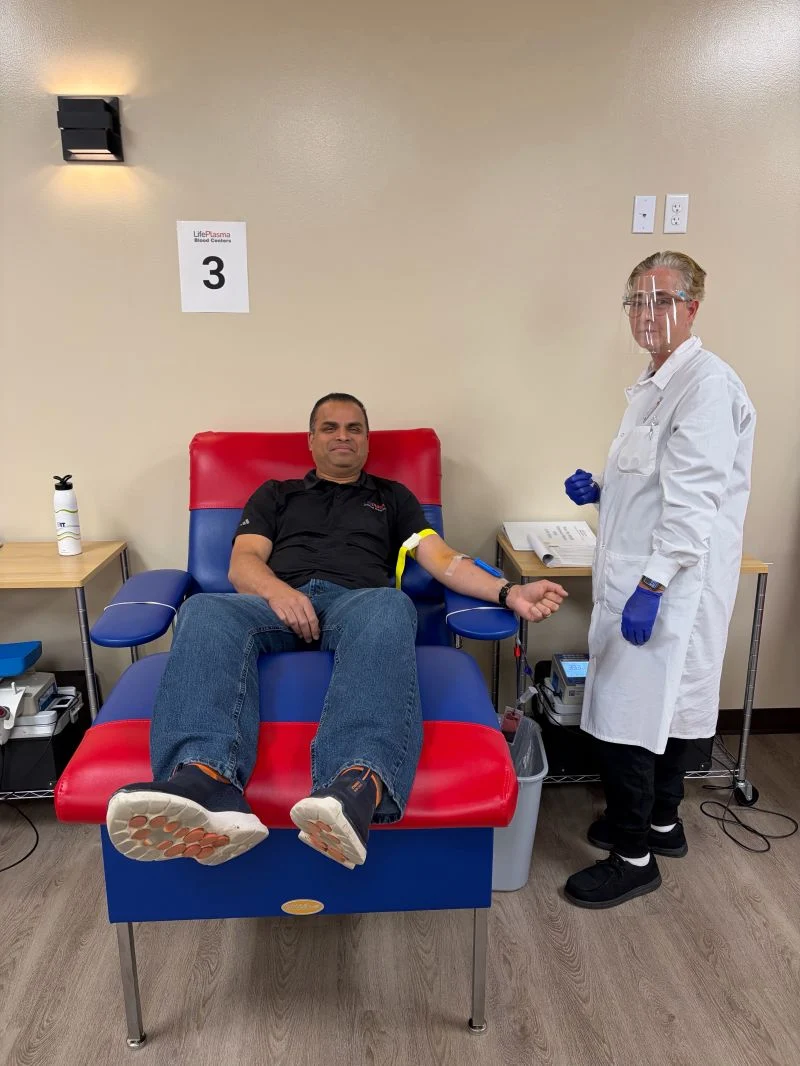 Nagesh Ramesh: Donating Blood for International Plasma Awareness Week 1 Nagesh Ramesh
