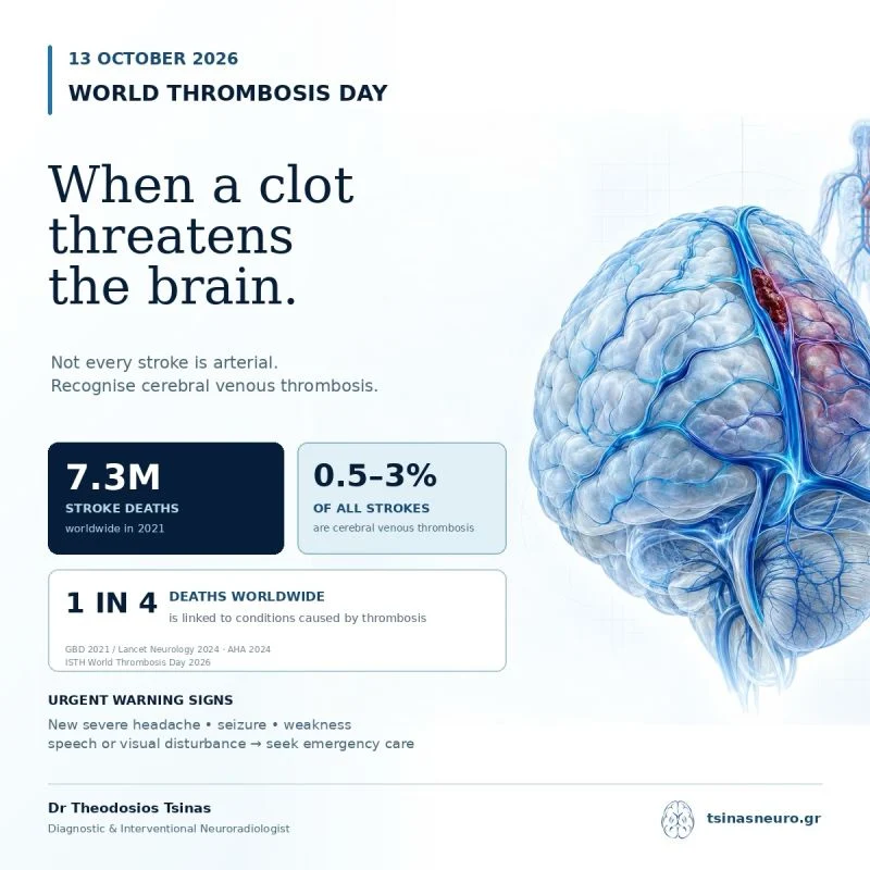 Theodosios Tsinas: Cerebral Venous Thrombosis - A Less Recognized Cause of Stroke