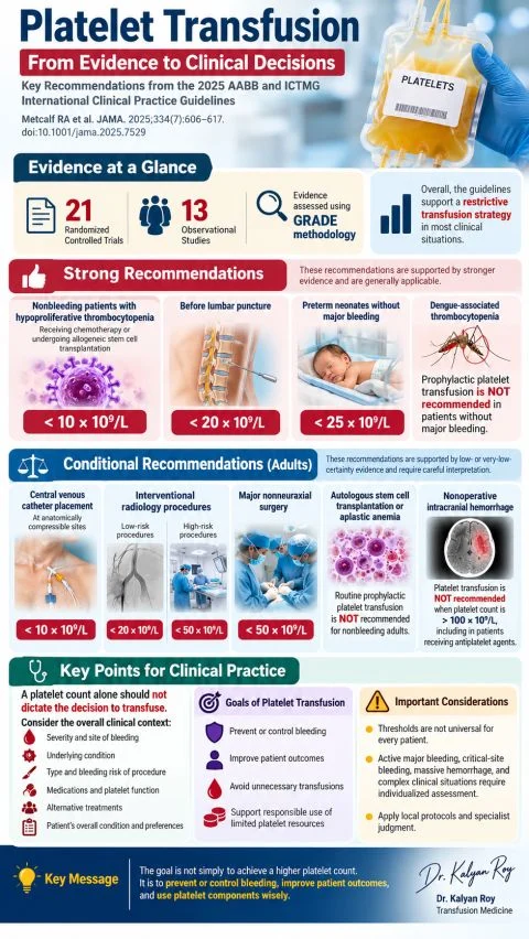 Kalyan Roy: Platelet Conservation Through Evidence-Based Transfusion Practice