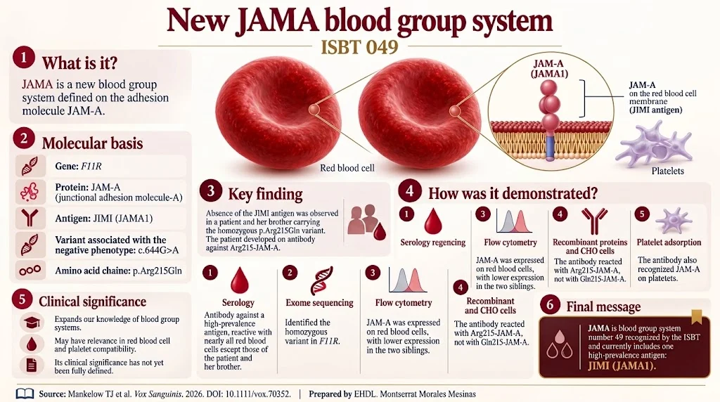 Lesley Van Wyk: JAMA – A Newly Identified Blood Group System