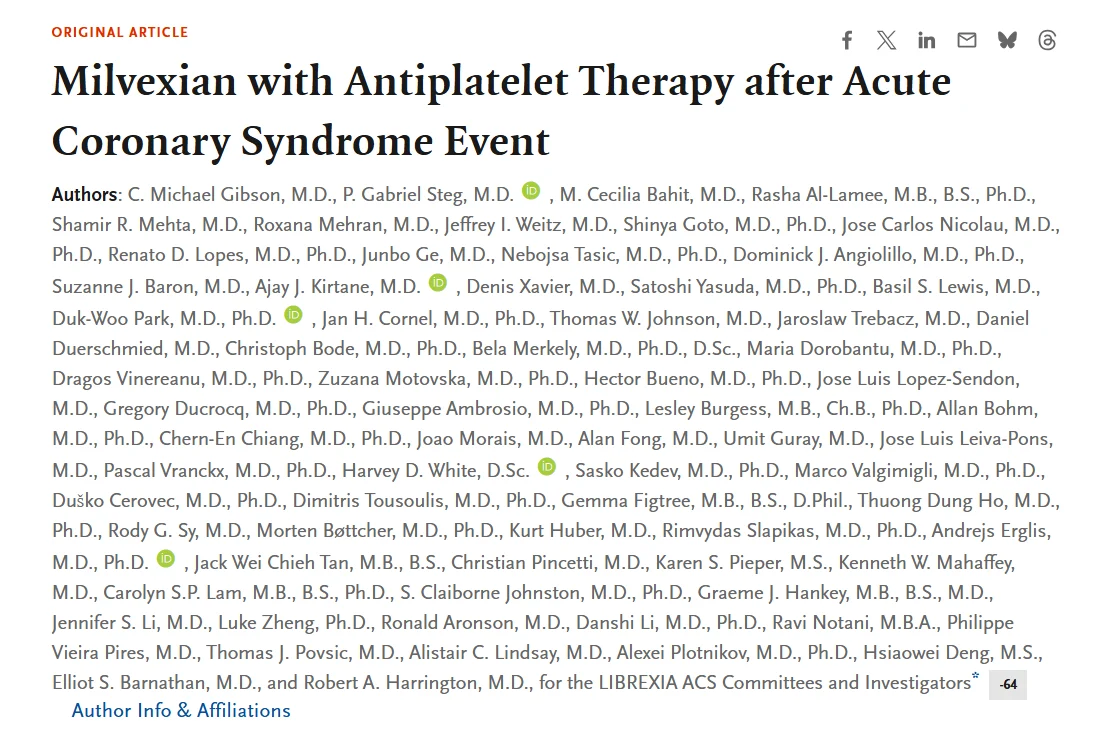 Wolfgang Miesbach: Milvexian After Acute Coronary Syndrome - What LIBREXIA ACS Found