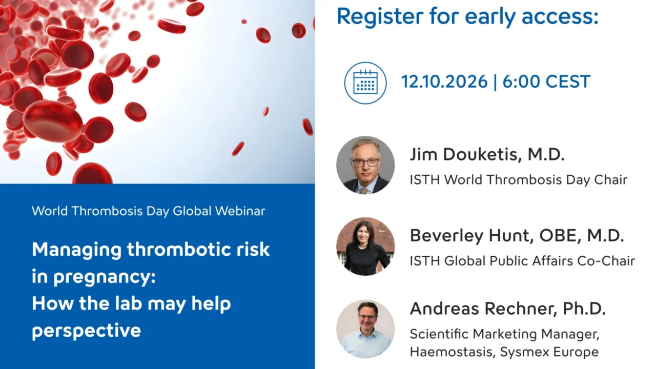 Managing Thrombotic Risk in Pregnancy: How the Lab May Help – Sysmex Europe