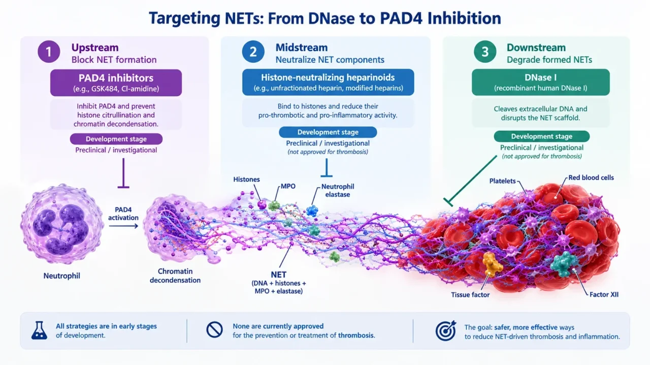 NETs in Thrombosis: From Mechanism to Therapeutic Target