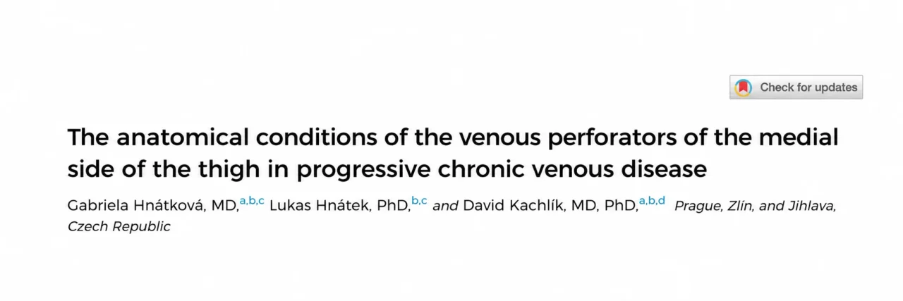 Jan Sloves: Medial Thigh Venous Perforators - Why Diameter Isn’t the Whole Story