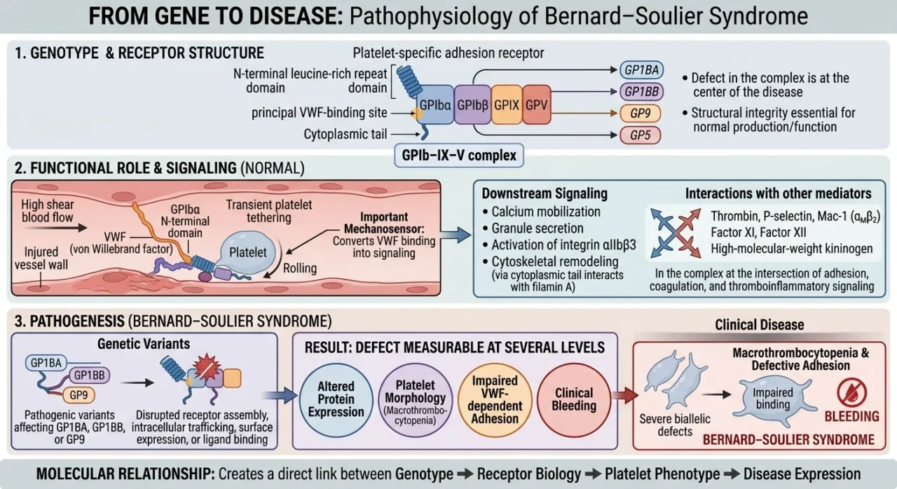 Bernard-Soulier syndrome in the Genomic Era: From GP Ib-IX-V Dysfunction to Precision Diagnosis 2 Bernard-Soulier syndrome in the Genomic Era: From GP Ib-IX-V Dysfunction to Precision Diagnosis