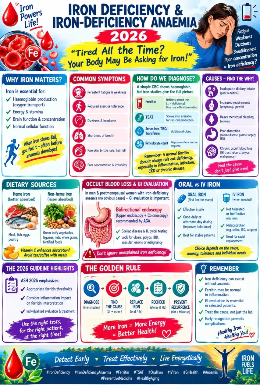 Parveen Yograj: Iron Deficiency and Anaemia - Diagnosis, Causes, and Treatment Guidelines