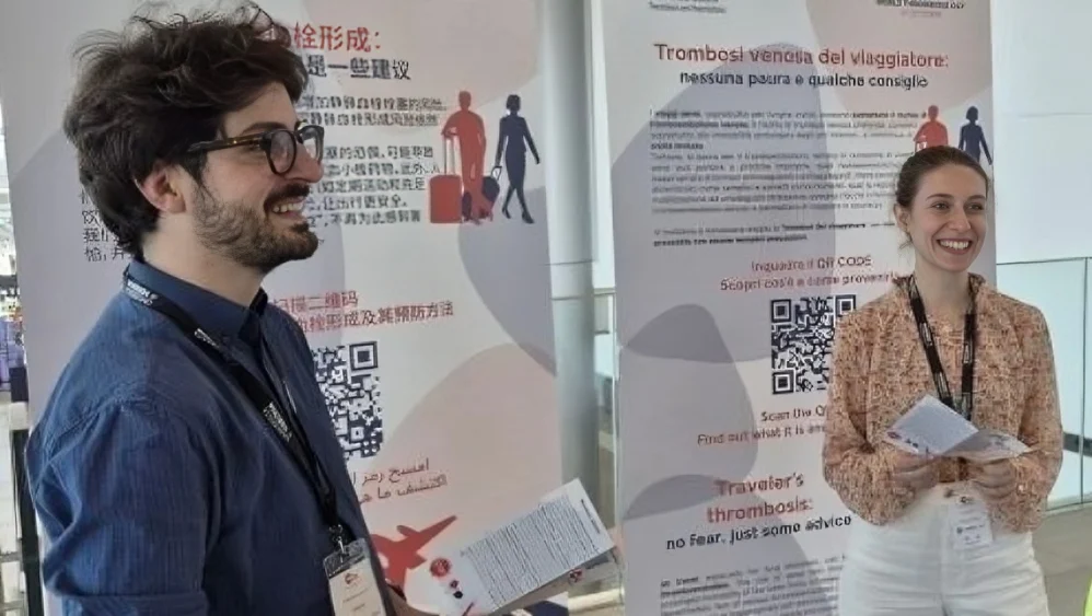 World Thrombosis Day Raises Blood Clot Awareness at Italian Airports