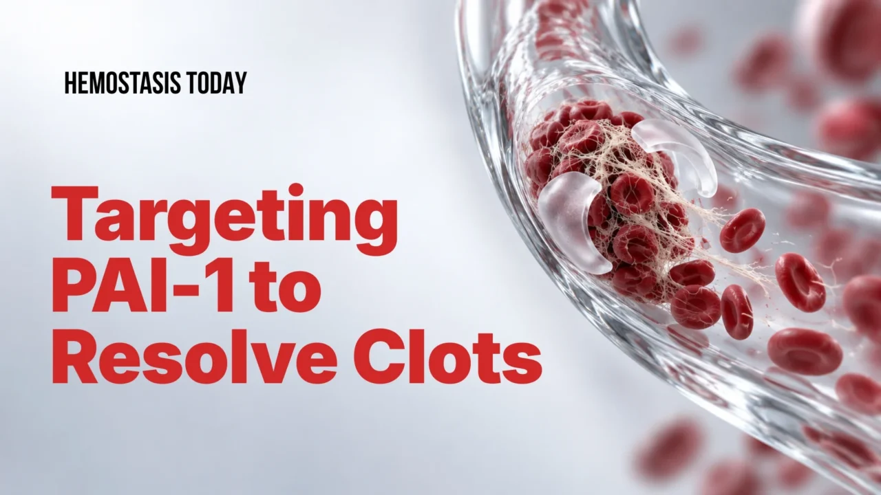 PAI-1 Inhibition as a New Strategy for Enhancing Fibrinolysis and Clot Resolution