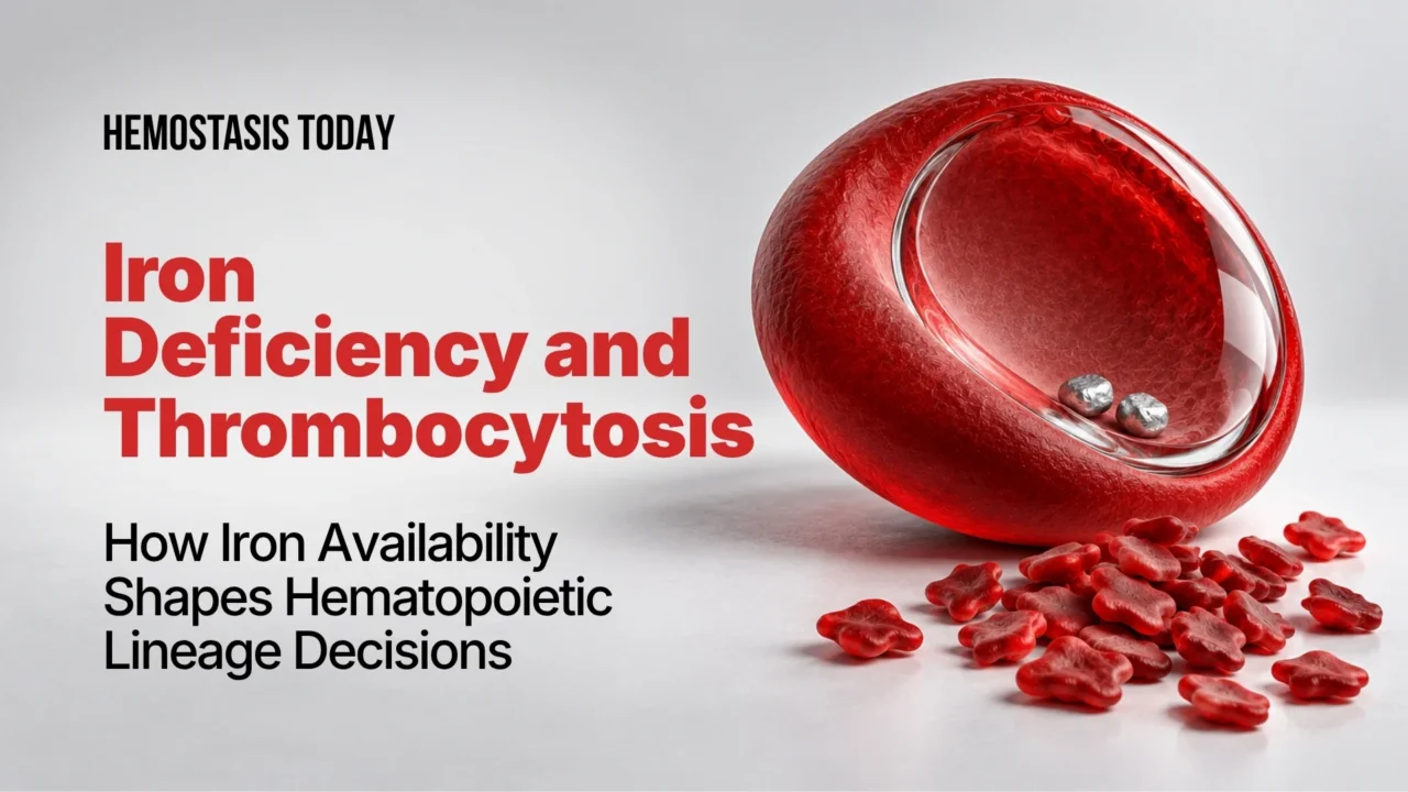 Iron Deficiency and Thrombocytosis: How Iron Availability Shapes Hematopoietic Lineage Decisions