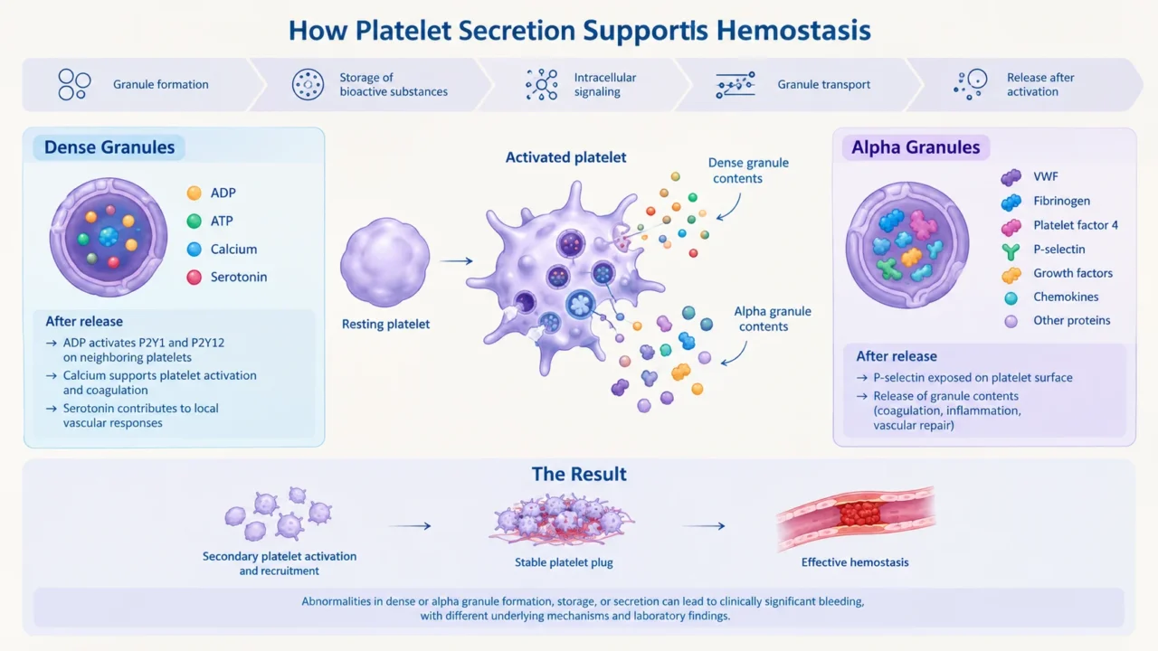 Platelet Secretion Defects and Their Role in the Diagnosis of Bleeding Disorders 1 Platelet Secretion Defects and Their Role in the Diagnosis of Bleeding Disorders
