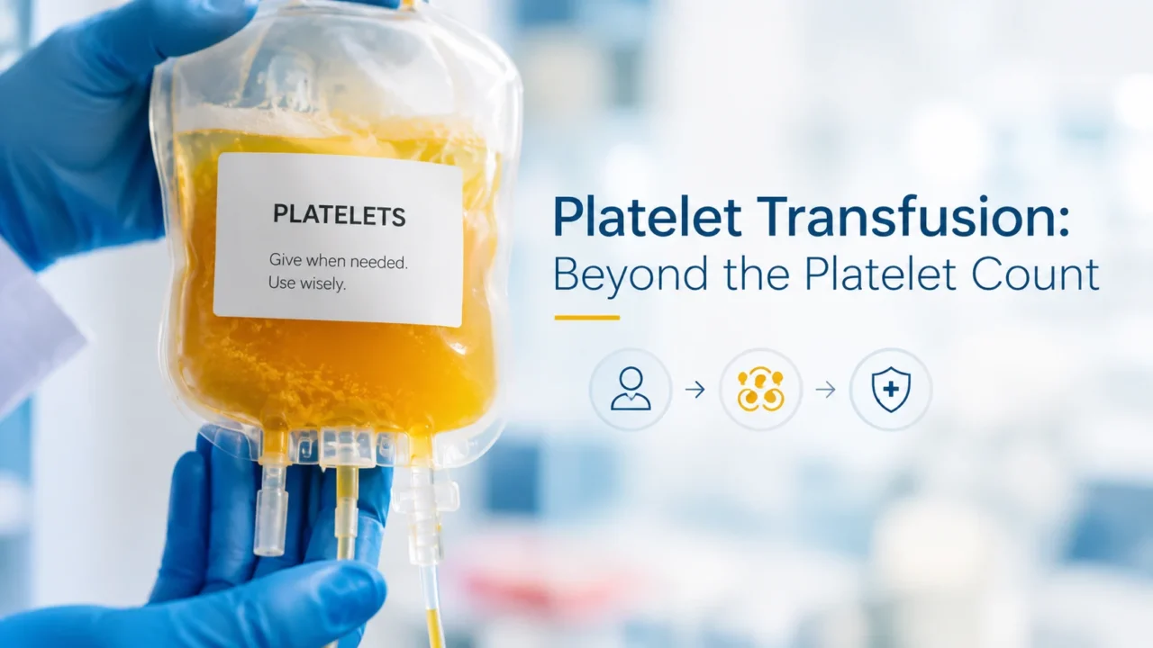 Kalyan Roy: Platelet Conservation Through Evidence-Based Transfusion Practice