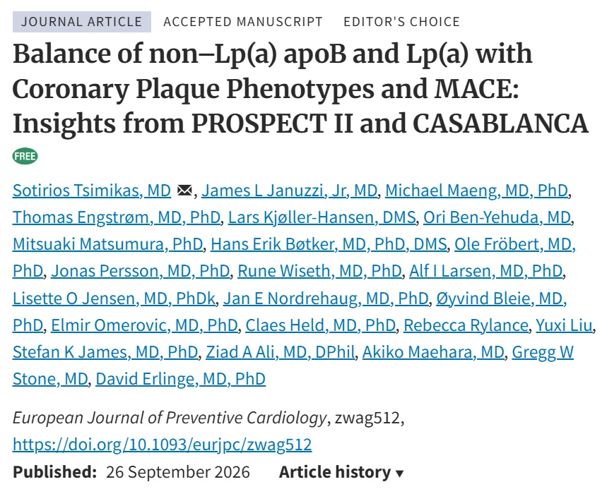 Ney Carter Borges: How ApoB and Lp(a) Shape Coronary Plaque Risk