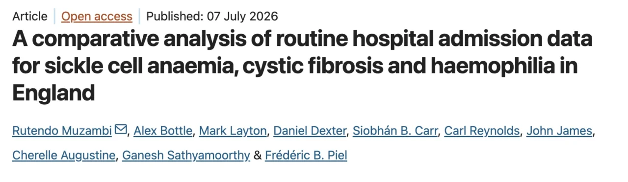 Rutendo Muzambi: Hospital Admission Patterns and Care Disparities in Sickle Cell Disease