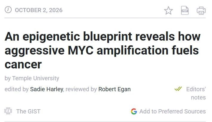 Johnathan Whetstine: How Does MYC Go From 2 Copies to an Amplified Oncogene? 5 Johnathan Whetstine