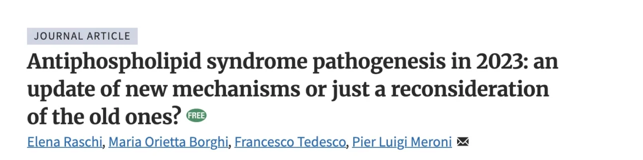 Francisco Chacón-Lozsán: Catastrophic Antiphospholipid Syndrome A Rapidly Progressive Multiorgan Thrombotic Emergency