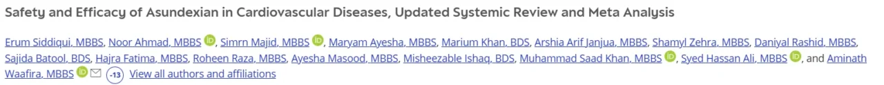 Marium Khan: New Systematic Review Examines Asundexian Safety and Efficacy in Cardiovascular Disease