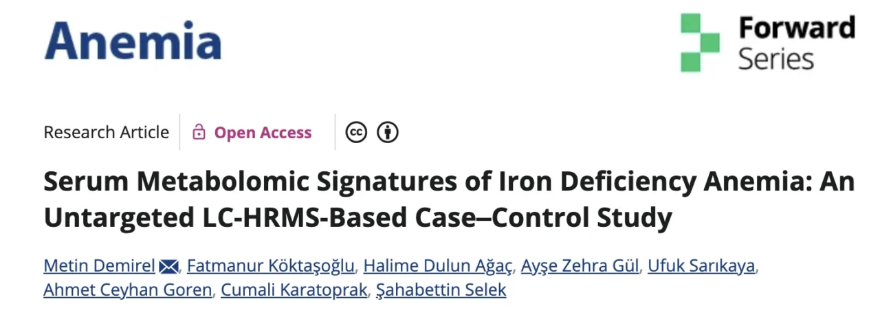 Muhammet Özbilen: Iron Deficiency Beyond Hemoglobin Exploring Mitochondrial and Metabolic Dysfunction