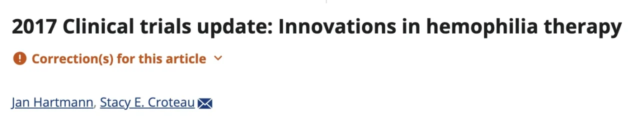 Jan Hartmann: How Hemophilia Care Has Advanced Over the Past Decade 1 Jan Hartmann: How Hemophilia Care Has Advanced Over the Past Decade