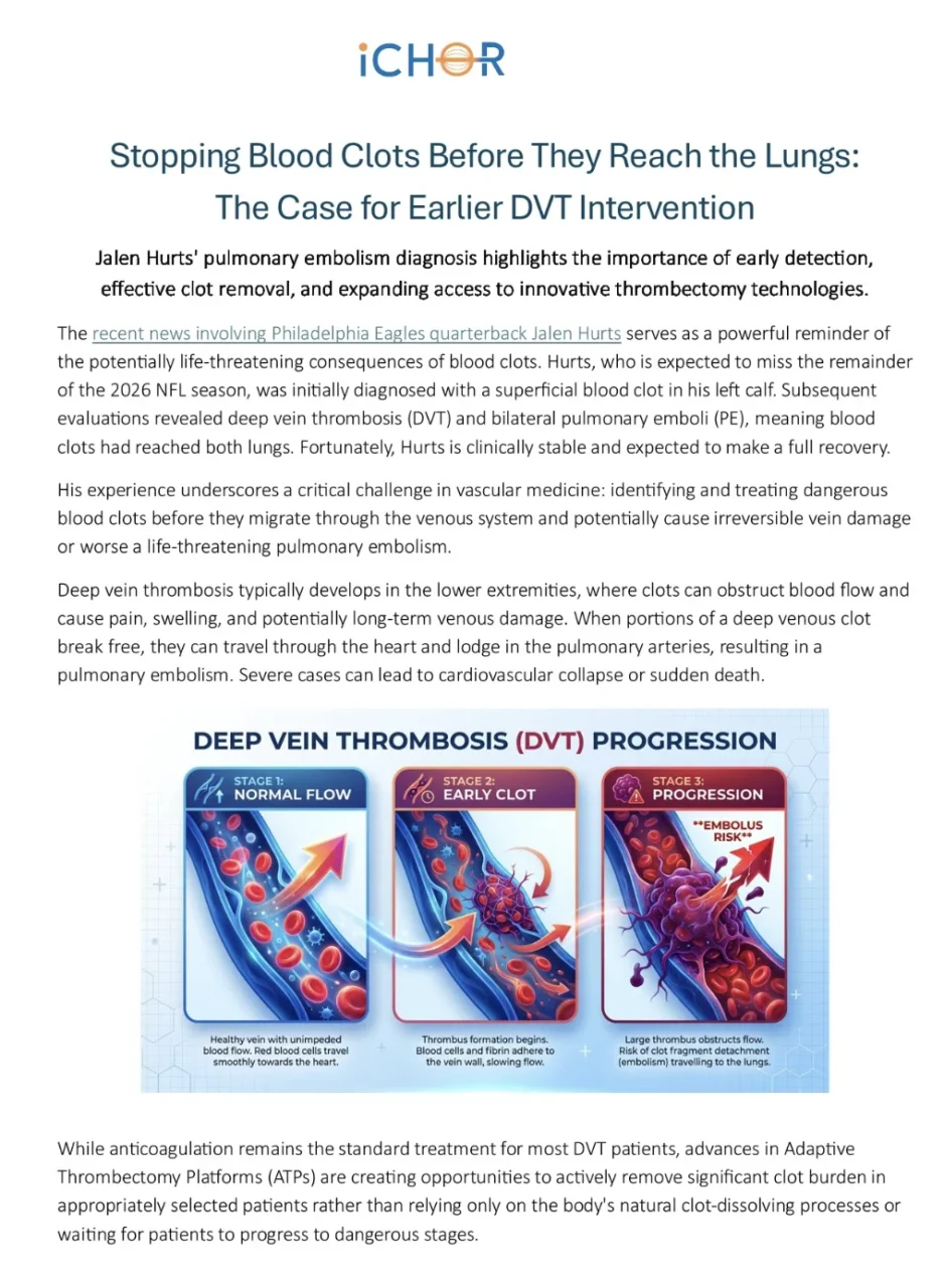 Tim Blair: Improving DVT Awareness, Early Diagnosis, and Access to Treatment 1 Tim Blair: Improving DVT Awareness, Early Diagnosis, and Access to Treatment