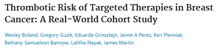 Kefah Mokbel: Targeted Breast Cancer Therapies Linked to Increased Thrombotic Risk
