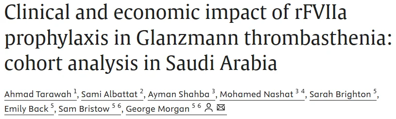 Alan Nurden: rFVIIa Prophylaxis May Reduce Bleeding-Related Healthcare Burden in Glanzmann Thrombasthenia