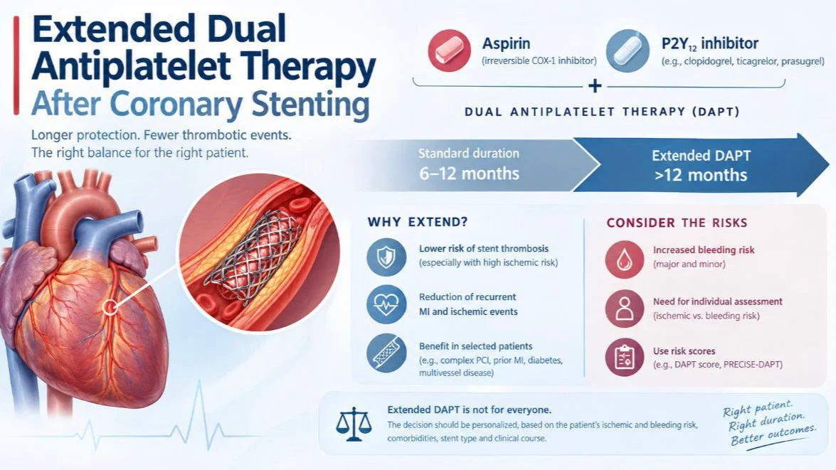 Adil Nawaz: Extended Dual Antiplatelet Therapy After Coronary Stenting