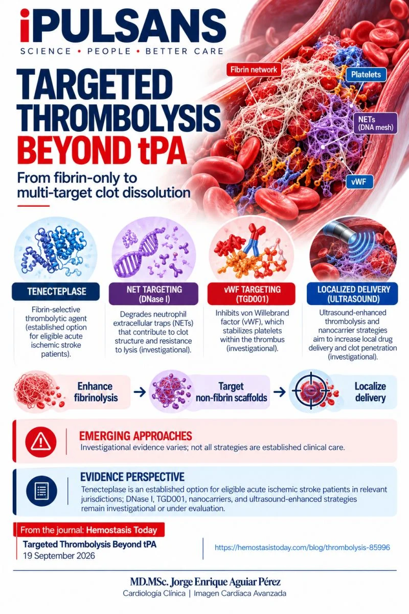 Jorge Enrique: Beyond Fibrin Targeting New Strategies for Thrombolysis