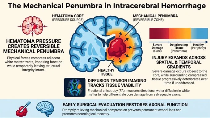 W David Freeman։ The Mechanical Penumbra in Intracerebral Hemorrhage and Its Potential for Tissue Recovery