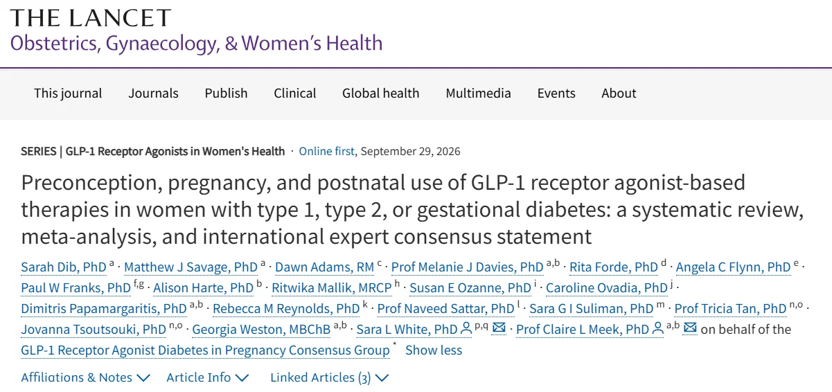 Garima Sharma։ GLP-1 Receptor Agonists Across the Reproductive Life Course
