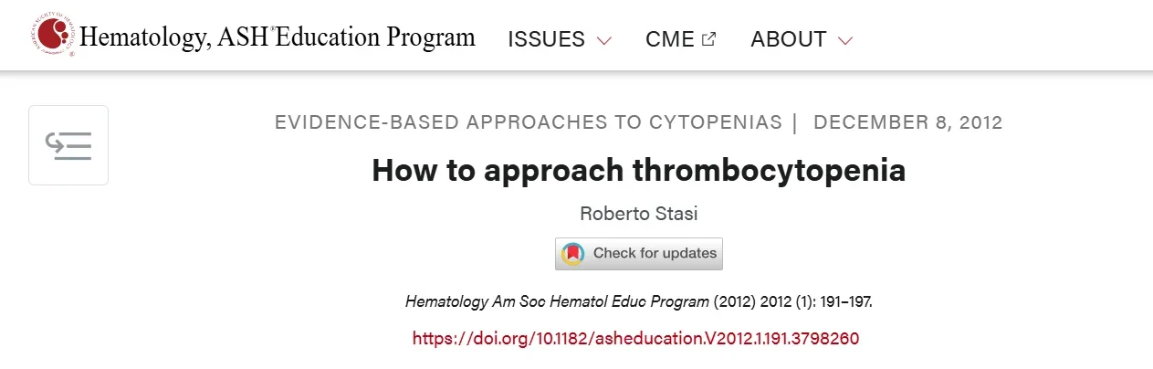 Heghine Khachatryan: Approaching Thrombocytopenia Through Mechanism and Clinical Context