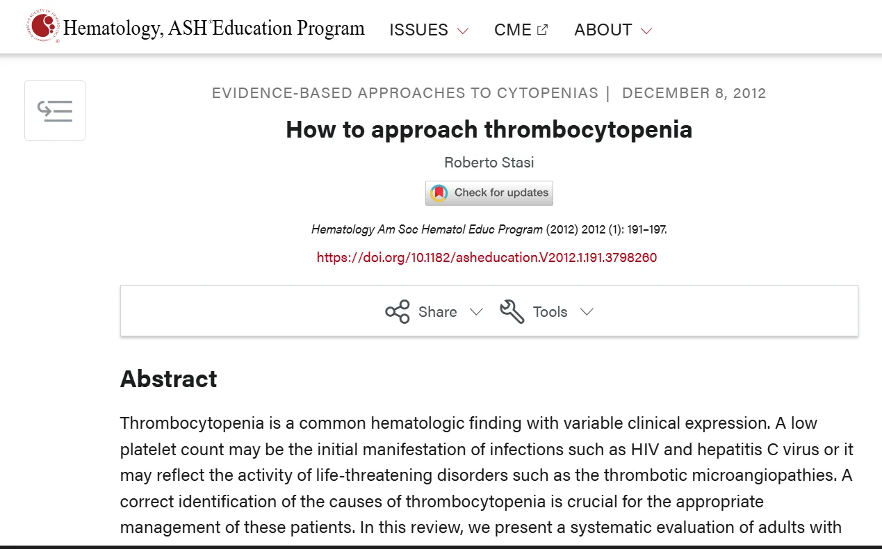 Heghine Khachatryan: Approaching Thrombocytopenia Through Mechanism and Clinical Context