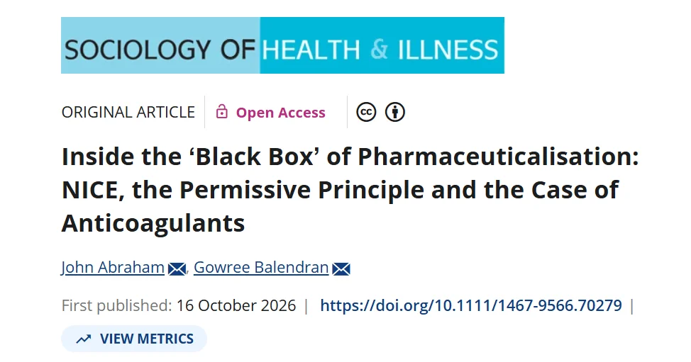 Pall T. Onundarson: Anticoagulation Guidelines Under the Influence of Pharmaceuticalisation 1 Pall T. Onundarson: Anticoagulation Guidelines Under the Influence of Pharmaceuticalisation